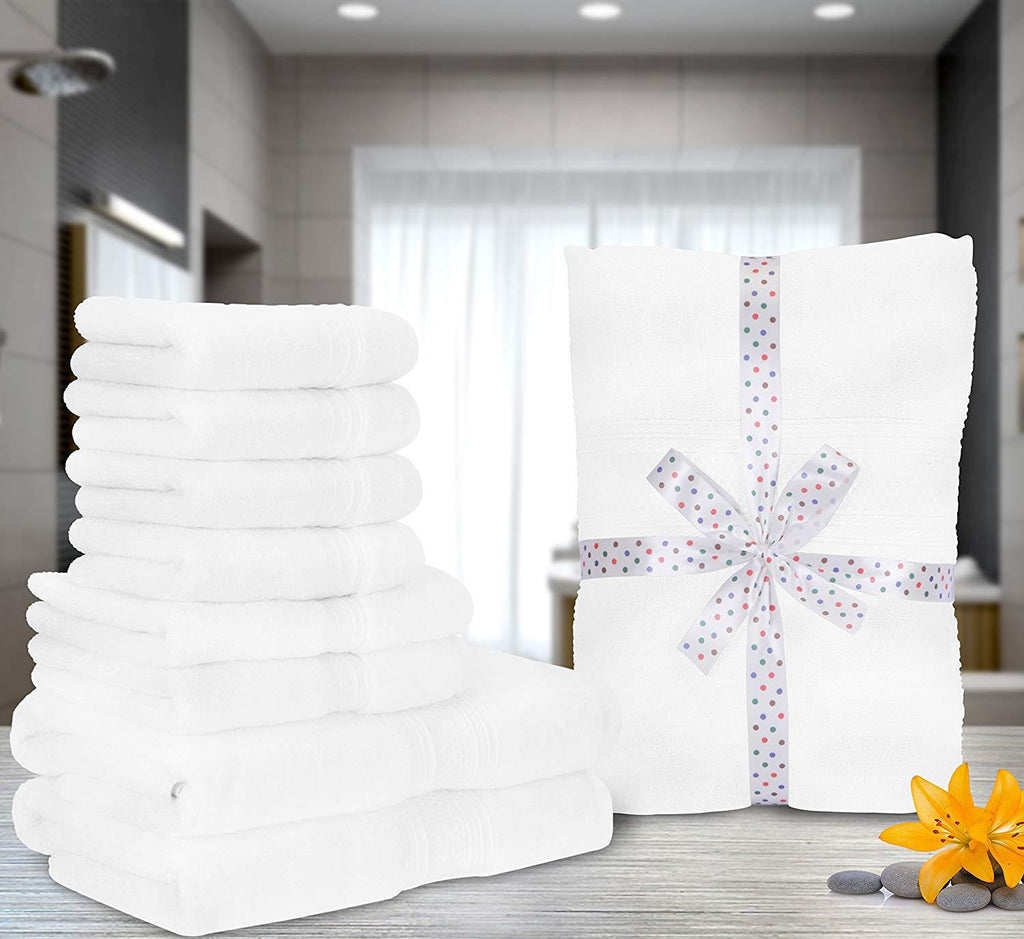 Bath Towel Sets - Soft & Plush Egyptian Cotton